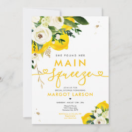 Lemon Brautparty sie fand ihren Hauptpresse Einladung
