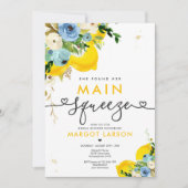 Lemon Brautparty sie fand ihren Hauptpresse Einladung (Vorderseite)