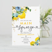 Lemon Brautparty sie fand ihren Hauptpresse Einladung (Stehend Vorderseite)