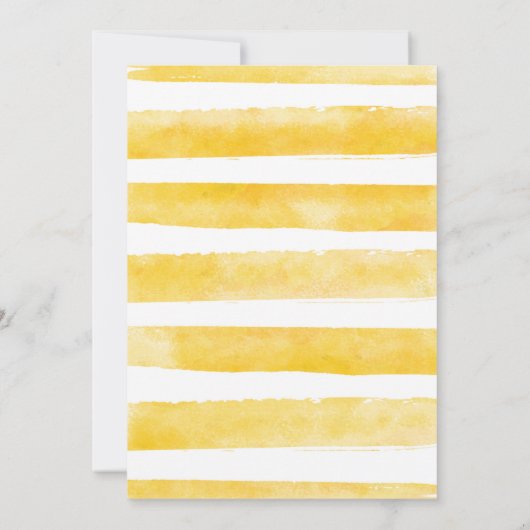 Lemon Brautparty sie fand ihren Hauptpresse Einladung (Rückseite)