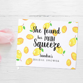 Lemon Brautparty sie fand ihren Hauptpresse Gästebuch