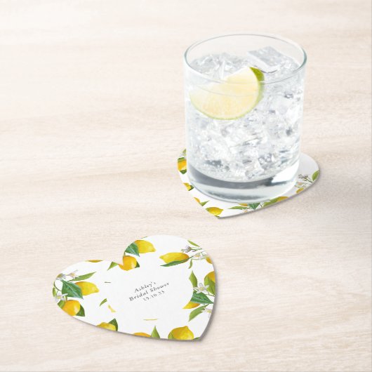 Lemon-Brautparty Untersetzer (Vor Ort)