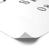 Lemon Brautparty Welcome Poster (Ecke)