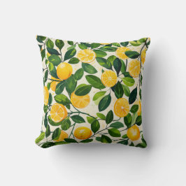 "Lemon Breeze Throw Pillow" Kissen