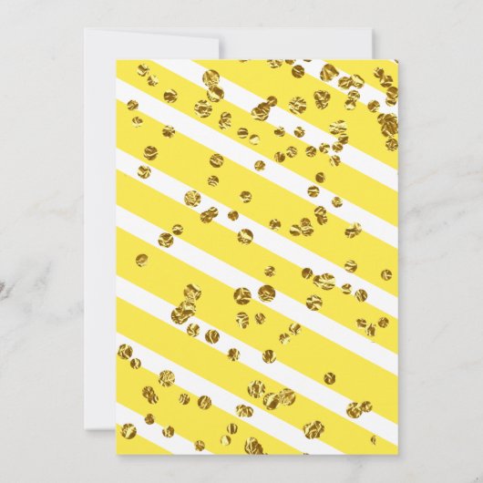 Lemon Bridal Dusche Einladung (Rückseite)