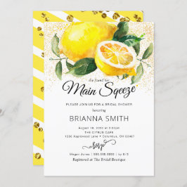 Lemon Bridal Dusche Einladung