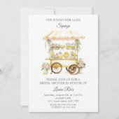 Lemon Bridal Dusche Einladung (Vorderseite)