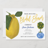 Lemon Bridal Dusche Einladung (Vorderseite)