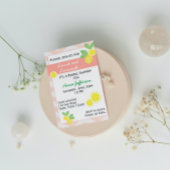 Lemon Bridal Dusche Einladung