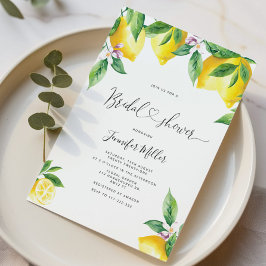 Lemon Bridal Dusche Einladung