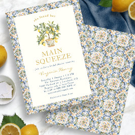 Lemon Bridal Dusche Einladung
