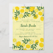 Lemon Bridal Dusche Einladung (Vorderseite)