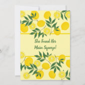 Lemon Bridal Dusche Einladung (Rückseite)