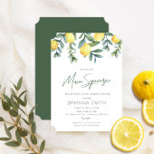 Lemon Bridal Dusche Einladung Hauptpresse