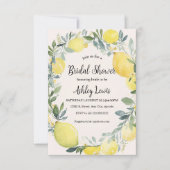 Lemon Bridal Dusche Einladung Lemon Dusche (Vorderseite)