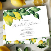 Lemon Bridal Duscheinladungen | Horizontal Einladung