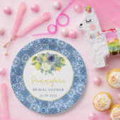 Lemon Bridal Papierplatte Pappteller (Party)