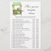 Lemon Bridal shower Shoe game (Vorderseite)