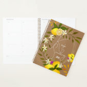 Lemon Brown Spiral Foto Notebook Planer (Anzeige)