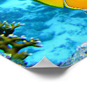 Lemon Butterfly Fisch Poster (Ecke)