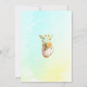 Lemon Cakes Watercolor Birthday Brunch Einladung (Rückseite)