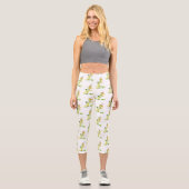 Lemon Capri Leggings Juice Cool Drink Sommer Party (Vorderseite)
