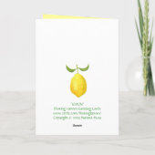 Lemon Card Karte (Rückseite)