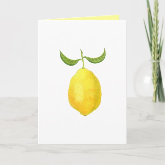 Lemon Card Karte (Vorderseite)