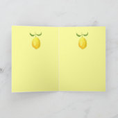Lemon Card Karte (Innenseite)