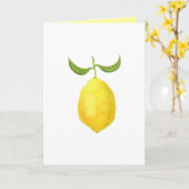 Lemon Card Karte (Gelbe Blume)