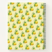 Lemon Cart und Lemony Goodness Rezept Notizblock (Rückseite)