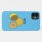 Lemon Cartoon Illustration Case-Mate iPhone Hülle (Rückseite (Horizontal))