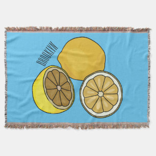 Lemon Cartoon Illustration Decke
