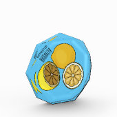 Lemon Cartoon Illustration Fotoblock (Links)