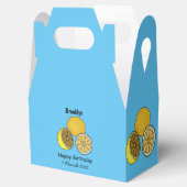 Lemon Cartoon Illustration Geschenkschachtel (Geöffnet)