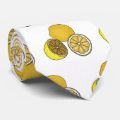 Lemon Cartoon Illustration Krawatte (Gerollt)