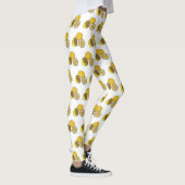 Lemon Cartoon Illustration Leggings (Rechts)