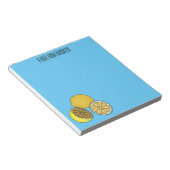 Lemon Cartoon Illustration Notizblock (angewinkelt)