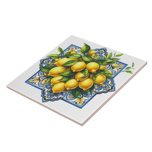 Lemon Ceramic Tile Fliese (Seite)
