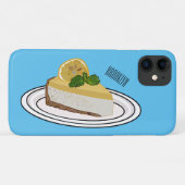 Lemon cheesecake Cartoon Illustration Case-Mate iPhone Hülle (Rückseite (Horizontal))