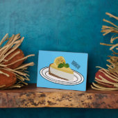 Lemon cheesecake Cartoon Illustration Fotoplatte (Seite)