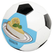 Lemon cheesecake Cartoon Illustration Fußball (Dreiviertel)