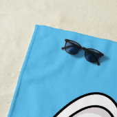 Lemon cheesecake Cartoon Illustration Strandtuch (Beispiel)