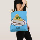 Lemon cheesecake Cartoon Illustration Tasche (Von Nahem)