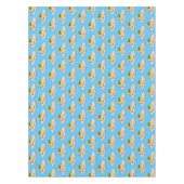 Lemon cheesecake Cartoon Illustration Tischdecke (Vorderseite)