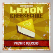 Lemon Cheesecake Poster (Vorne)