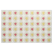Lemon Cherry Danishs Frühstück süße Konditorei Stoff (Fat Quarter (45,7 x 55,9 cm))