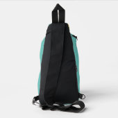 Lemon Chic Aqua Crossbody Bag (Rückseite)