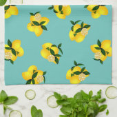Lemon Chic Aqua Geschirrtuch (Gefaltet)