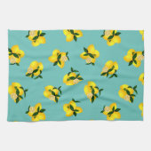Lemon Chic Aqua Geschirrtuch (Horizontal)